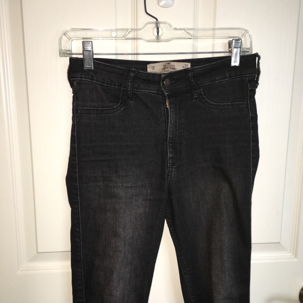 Hollister black denim jeans